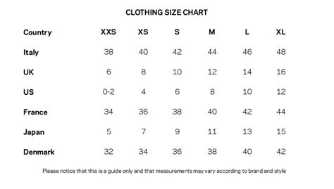 chanel size clothing chart|french size 36 to us.